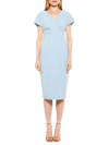 Alexia Admor Women's Draped Surplice Sheath Dress In Halogen Blue