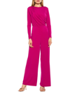 Alexia Admor Women's Ruched Wide-leg Jumpsuit In Magenta