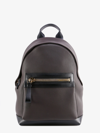 Tom Ford Buckley Grained Leather Backpack In Brown