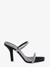 Paris Texas Holly Linda Swarovski® Mule Sandals In Black