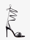 Paris Texas Holly Nicole 105 Lace Up Sandal In Black