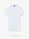 Peuterey Stripe-tipped Logo Polo Shirt In White