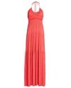 A.l.c Cecelia Halterneck Maxi Dress In Coral