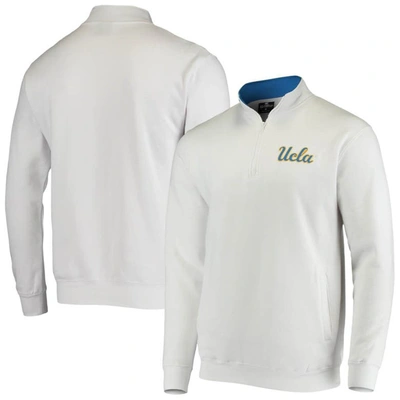 Colosseum White Ucla Bruins Tortugas Logo Quarter-zip Jacket