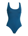 Fisico One-piece Swimsuits In Deep Jade