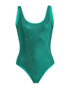 Fisico One-piece Swimsuits In Emerald Green