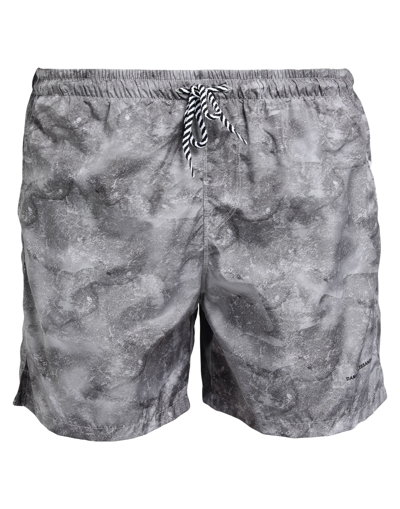 Daniele Alessandrini Swim Trunks In Grey