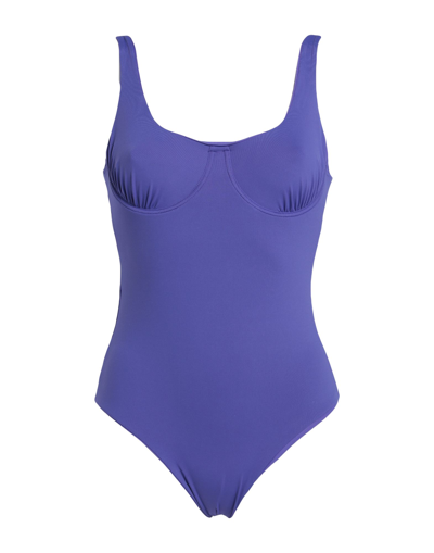 Fisico Cristina Ferrari One-piece Swimsuits In Purple