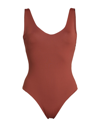 Fisico Cristina Ferrari One-piece Swimsuits In Brown