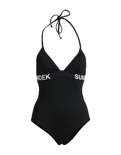 Sundek One-piece Swimsuits In Black
