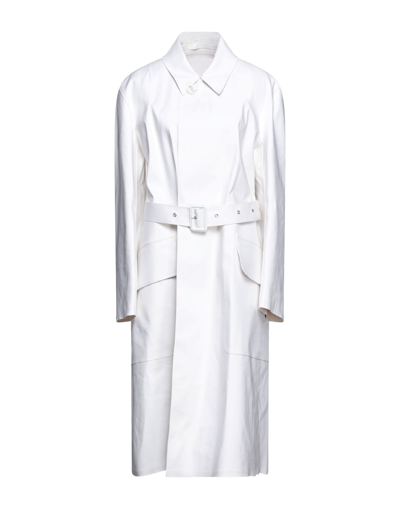 Maison Margiela Overcoats In White