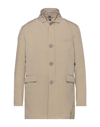 Herno Overcoats In Khaki