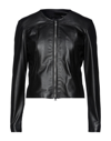 Street Leathers Jackets In Black