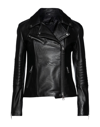 Street Leathers Jackets In Black