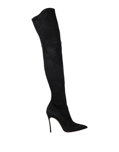 Casadei Knee Boots In Black