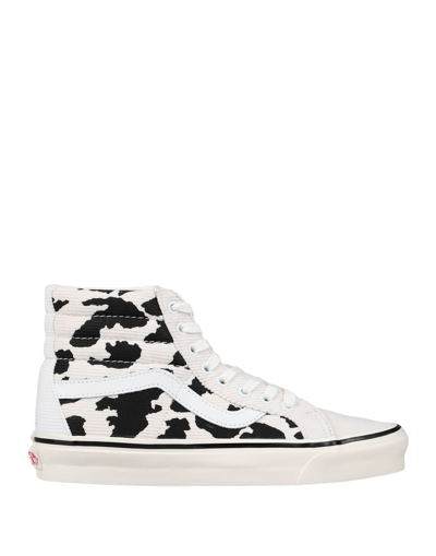 Vans Ua Sk8-hi 38 Dx Woman Sneakers Ivory Size 6 Textile Fibers In Multi