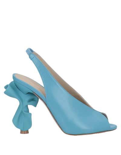 Le Silla Sandals In Blue