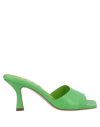 Aldo Castagna For Shabby Chic Sandals In Green