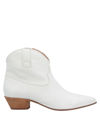 Lemaré Ankle Boots In White