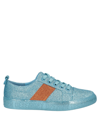 OPENING CEREMONY OPENING CEREMONY WOMAN SNEAKERS SKY BLUE SIZE 7 TEXTILE FIBERS