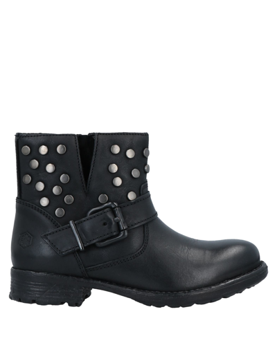 Lumberjack Ankle Boots In Black