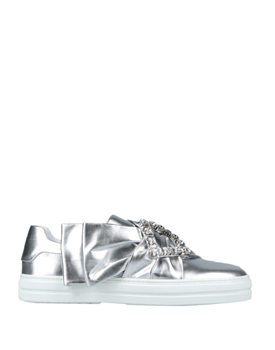 Roger Vivier Sneakers In Silver