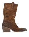 Elena Iachi Ankle Boots In Brown