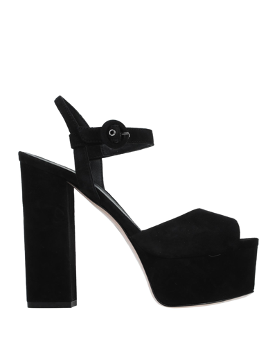 Le Silla Sandals In Black