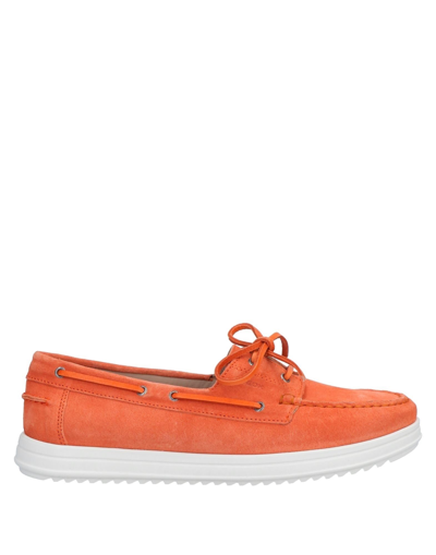 Geox Loafers In Orange