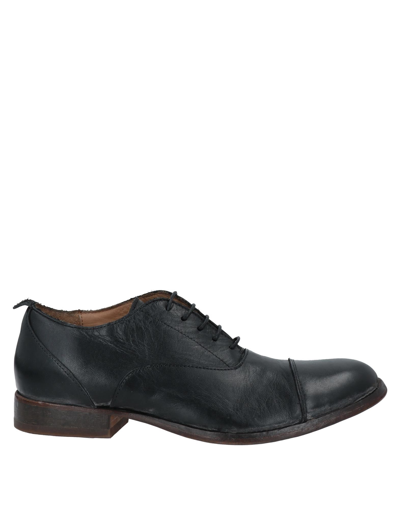 Moma Lace-up Shoes In Black