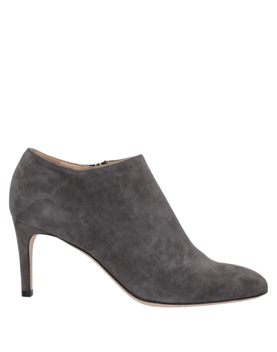 Sergio Rossi Ankle Boots In Grey