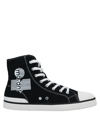 Isabel Marant Benkeen Logo High-top Canvas Trainers In Black