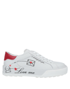 Shop Hogan Woman Sneakers White Size 7 Soft Leather