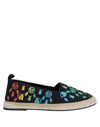 Philipp Plein Logo-print Espadrilles In Black