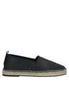 Philipp Plein Skull Embossed Espadrilles In Black