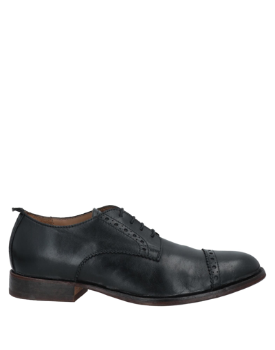 Moma Lace-up Shoes In Black