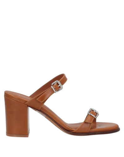 High Sandals In Brown