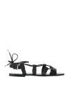 High Sandals In Black