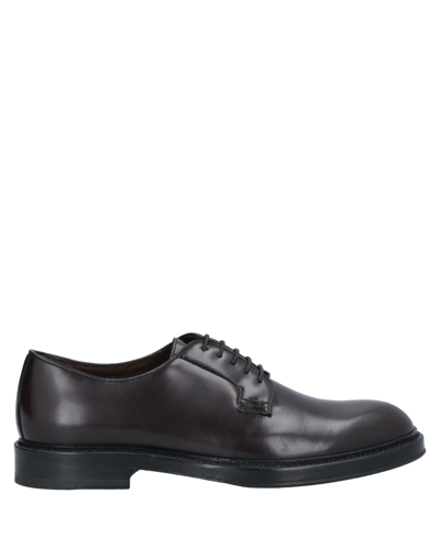 Jerold Wilton Lace-up Shoes In Dark Brown