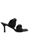 Paolo Mattei Sandals In Black