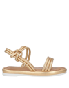Paola Ferri Sandals In Gold