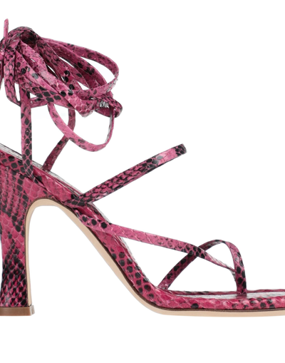 Paris Texas Toe Strap Sandals In Pink