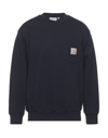 Carhartt Sweatshirts In Dark Blue