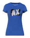 Armani Exchange T-shirts In Blue