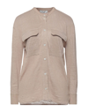 Alpha Studio Shirts In Beige
