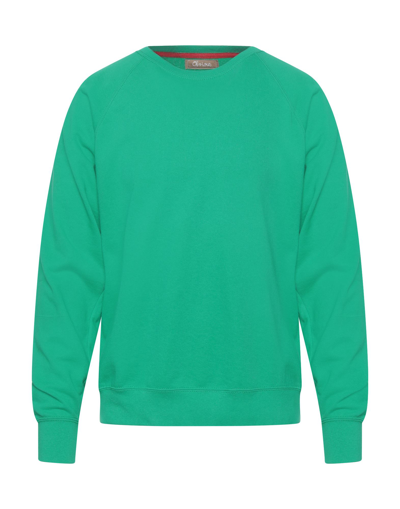 Obvious Basic Sweatshirts In Green