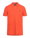 Moose Knuckles Polo Shirts In Orange