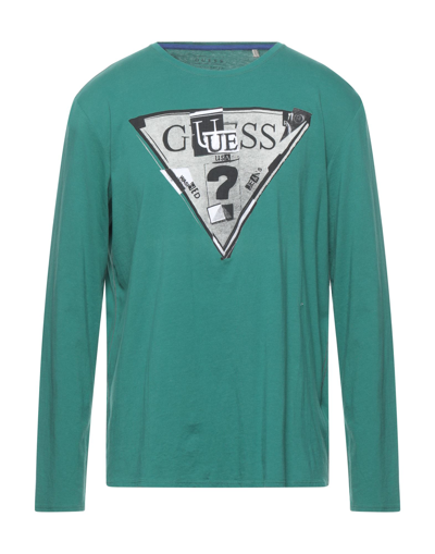 Guess T-shirts In Green