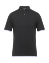 Alpha Studio Polo Shirts In Brown