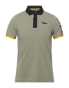 Aeronautica Militare Polo Shirts In Military Green